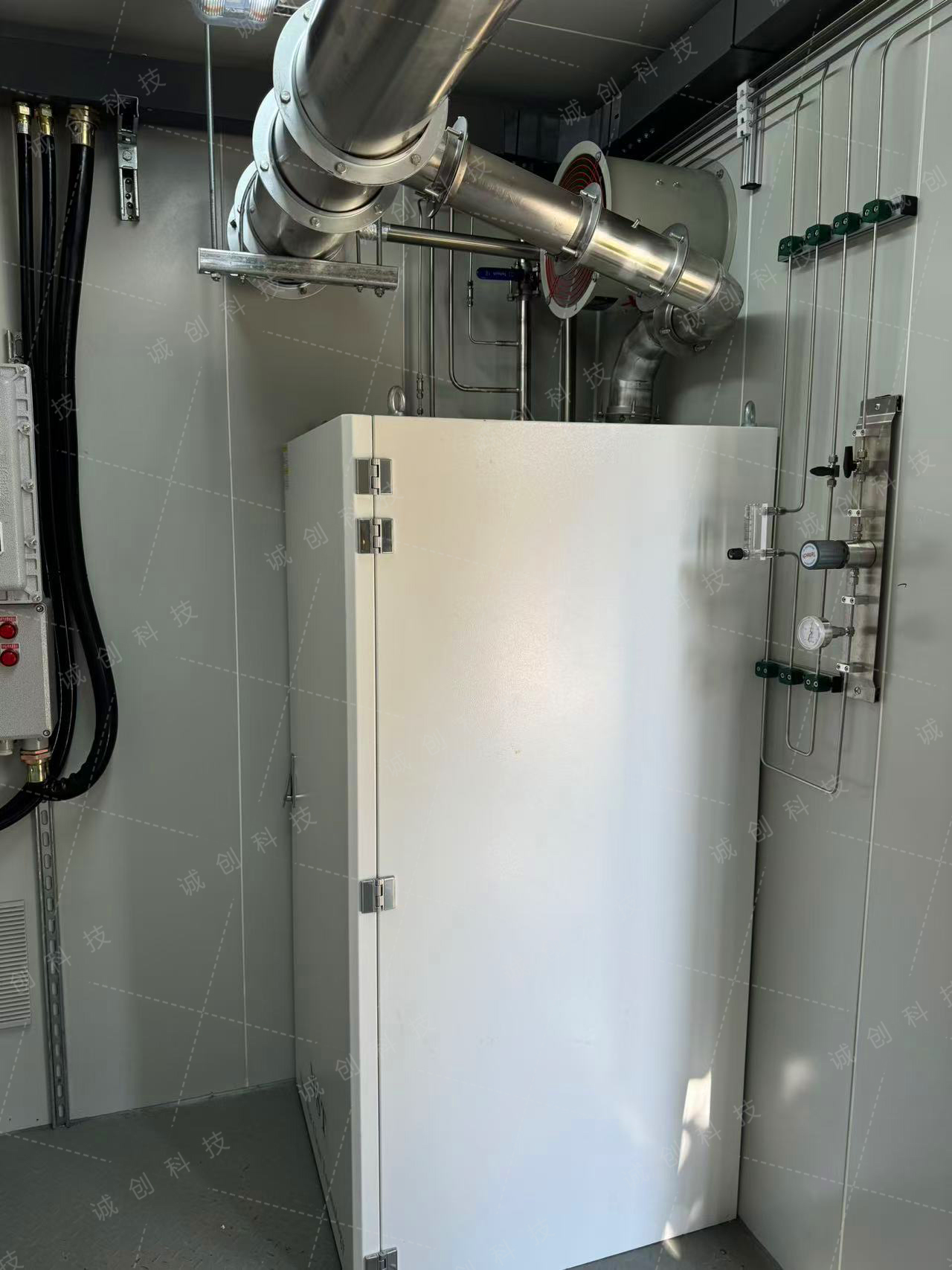 毒腐移動氣站中的尾氣處理器